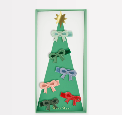 Meri Meri - Fiyonklu Saç Tokaları - 6 Adet