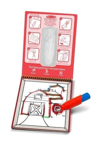 Melissa&Doug Water Wow! Su ile Boyama Kitabı - Çiftlik