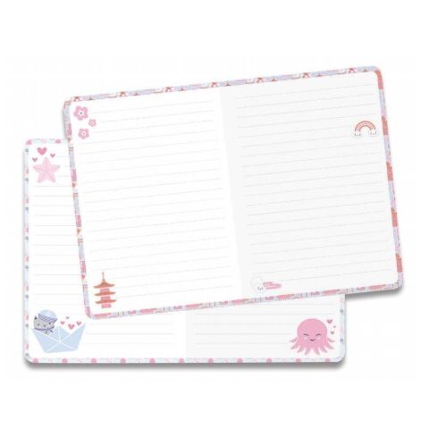 Auzou Toys - Yaratıcı Kırtasiyem - Kawaii Defter ve Kırtasiye Seti