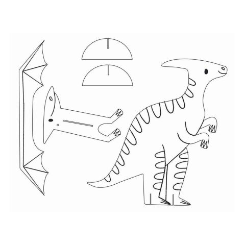 Auzou Toys - My Artistic Kit - Colourful Creations - Dinosaurs