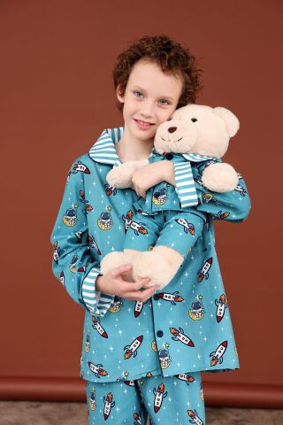 Luna Mia - Space Uyku Arkadaşlı Pijama Seti