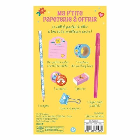 Auzou Toys - Yaratıcı Kırtasiyem - Hediye Süsleme Kırtasiye Kiti