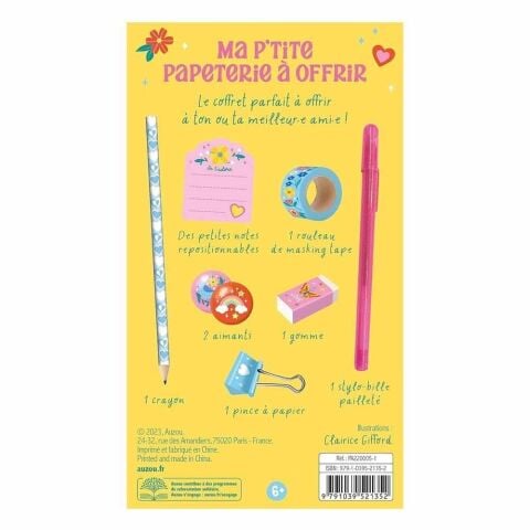 Auzou Toys - Yaratıcı Kırtasiyem - Hediye Süsleme Kırtasiye Kiti