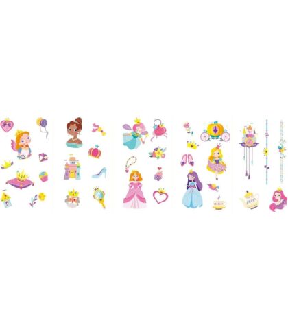 Avenir Tırnak Çıkartmaları ve Dövme Seti - Princess