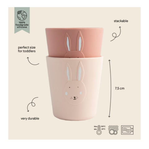Trixie Silikon Bardak ( 2 Adet) // Mrs. Rabbit