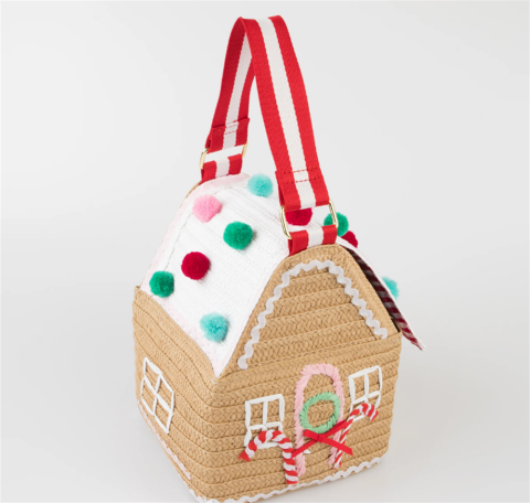 Meri Meri - Gingerbread House Bag - Zencefilli Kurabiye Evi Çanta