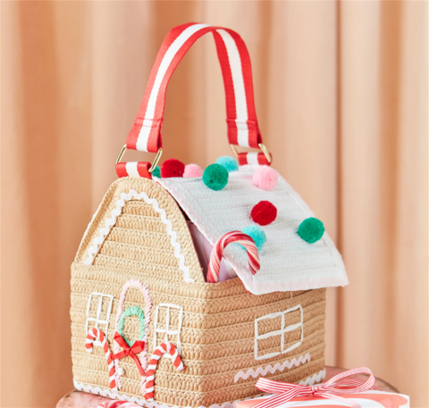 Meri Meri - Gingerbread House Bag - Zencefilli Kurabiye Evi Çanta