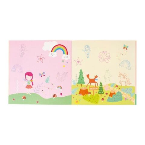 Floss & Rock Stamper Ahşap Baskı Seti / Rainbow Fairy