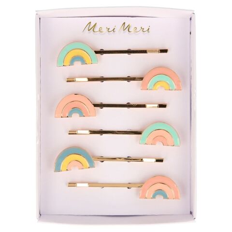 Meri Meri - Rainbow Hair Slides - Gökkuşağı Tokalar