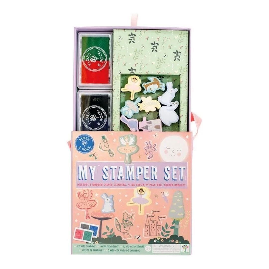Floss & Rock Stamper Ahşap Baskı Seti / Enchanted