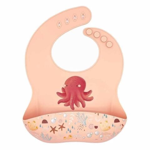 Sassi - Silikon Cepli Mama Önlüğü - Pratik Ahtapot