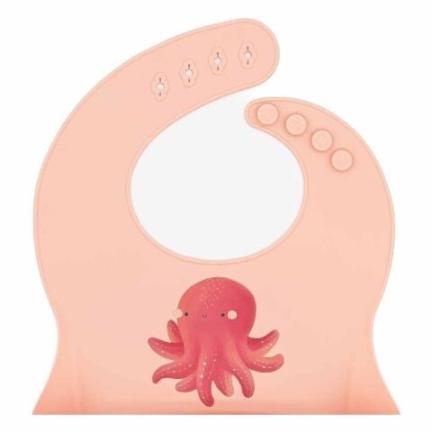 Sassi - Silikon Cepli Mama Önlüğü - Pratik Ahtapot