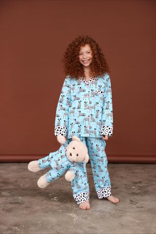 Luna Mia - Dalmatian Uyku Arkadaşlı Pijama Seti