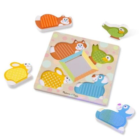 Melissa&Doug Dokun Hisset Yapboz - Evcil Hayvanları Bul
