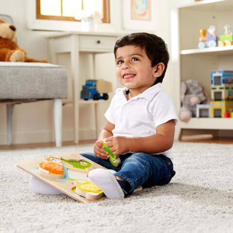 Melissa&Doug Dokun Hisset Yapboz - Evcil Hayvanları Bul