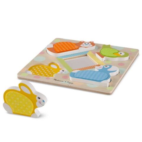 Melissa&Doug Dokun Hisset Yapboz - Evcil Hayvanları Bul