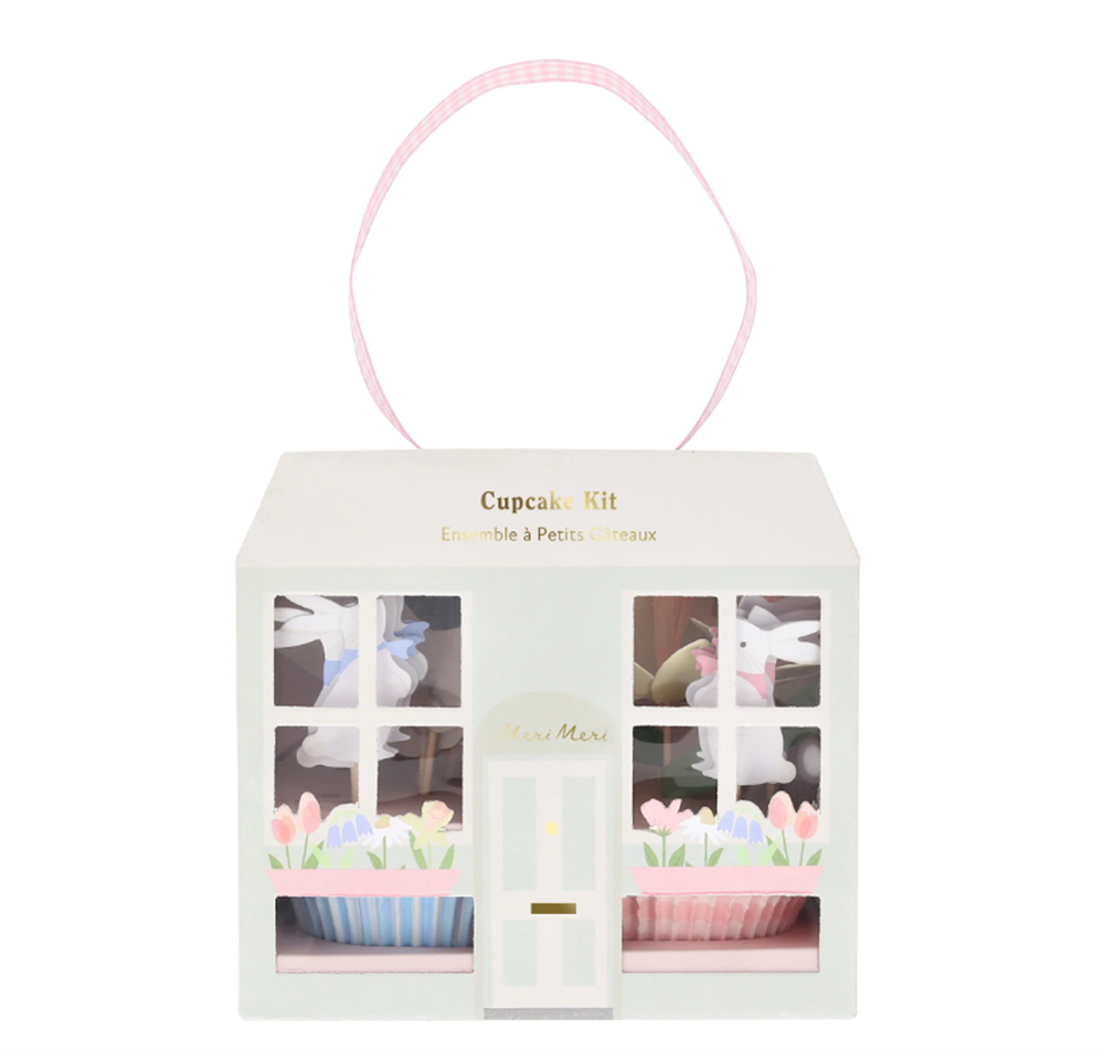 Meri Meri - Easter Cottage Cupcake Kiti - 24 Adet