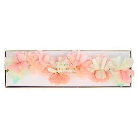 Meri Meri - Pink Blossom Crowns - Pembe Çiçekli Taçlar