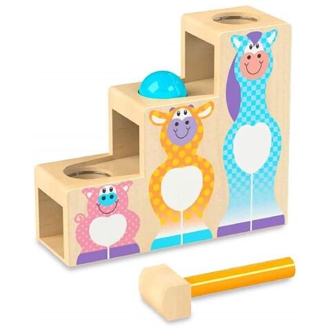 Melissa&Doug Ahşap Çak Yuvarla - Basamaklar