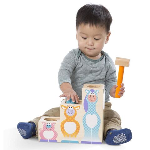 Melissa&Doug Ahşap Çak Yuvarla - Basamaklar