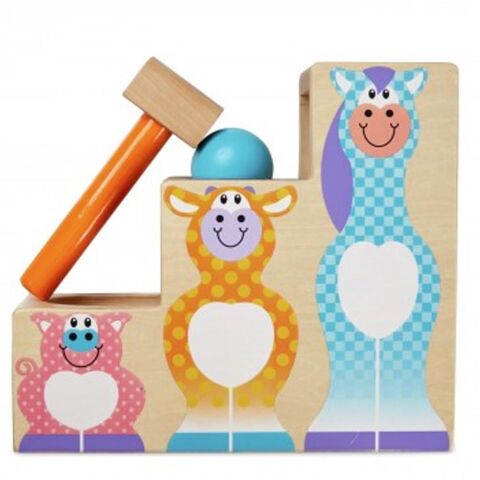 Melissa&Doug Ahşap Çak Yuvarla - Basamaklar