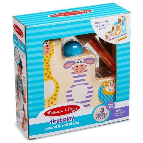Melissa&Doug Ahşap Çak Yuvarla - Basamaklar