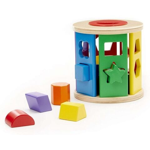 Melissa&Doug Döndür Eşleştir Şekil Bulmaca Match & Roll Shape