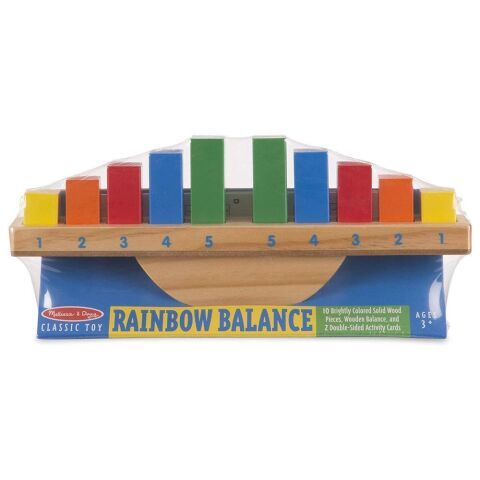 Melissa&Doug Ahşap Gökkuşağı Tahterevalli - Rainbow Balance