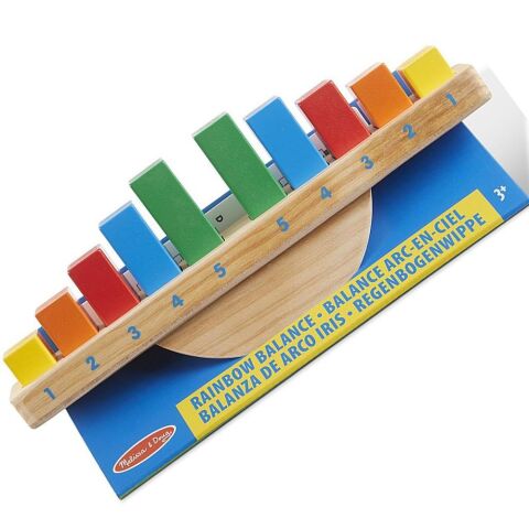 Melissa&Doug Ahşap Gökkuşağı Tahterevalli - Rainbow Balance