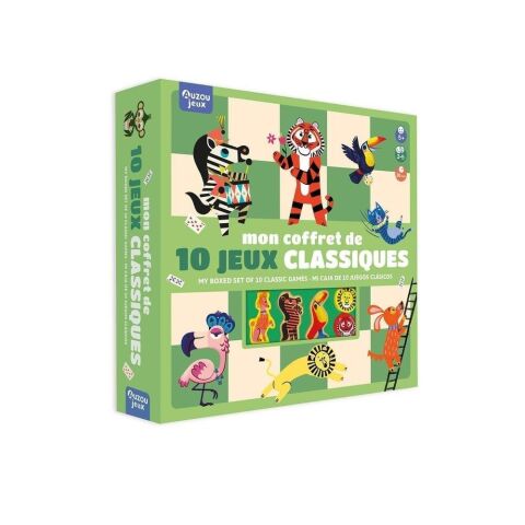 Auzou Toys - My Boxed Set of 10 Classic Games