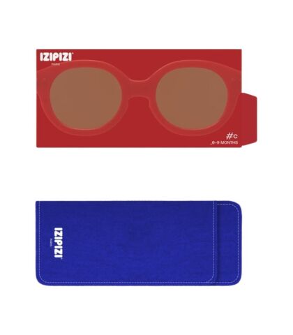 Izipizi Sun Baby Red Tape 0-9 Ay - Kırmızı Bebek Güneş Gözlüğü