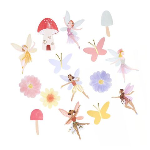 Meri Meri - Die-Cut Peri Sticker - 25 Adet