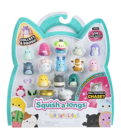 Squishmallows Squish-a-longs Yüzük + 14 Figür Set 1