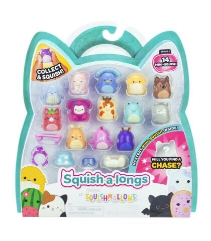 Squishmallows Squish-a-longs Yüzük + 14 Figür Set 2