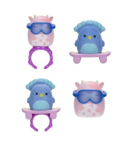 Squishmallows Squish-a-longs Yüzük + 14 Figür Set 2