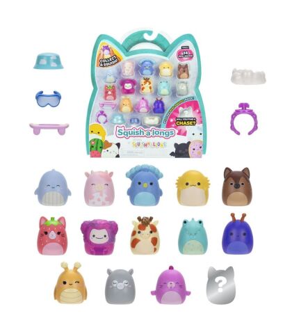 Squishmallows Squish-a-longs Yüzük + 14 Figür Set 2