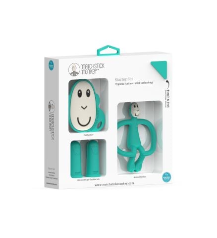 Matchstick Monkey İlk Dişlerim Silikon Başlangıç Seti - Monkey