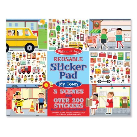 Melissa&Doug Tak Çıkar - Çıkartma Kitabı - Benim Şehrim