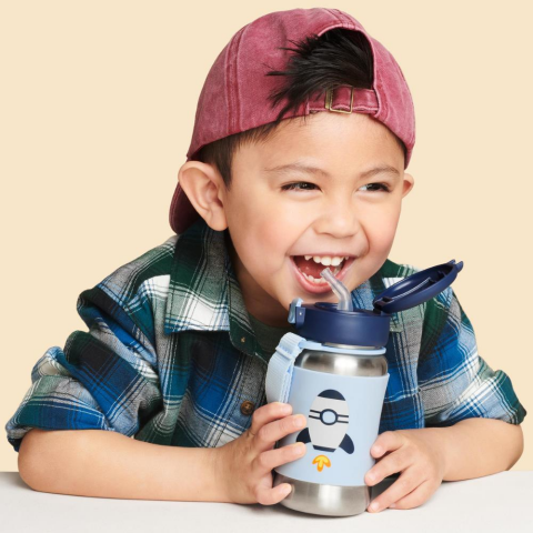Skip Hop Spark Style Pipetli Paslanmaz Çelik Suluk - Roket