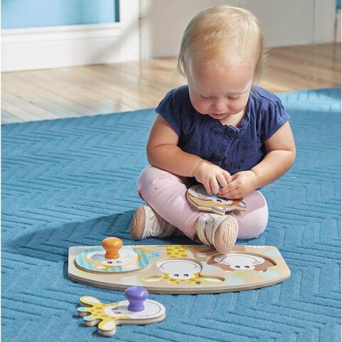 Melissa&Doug Büyük Tutmalı Puzzle - Safari