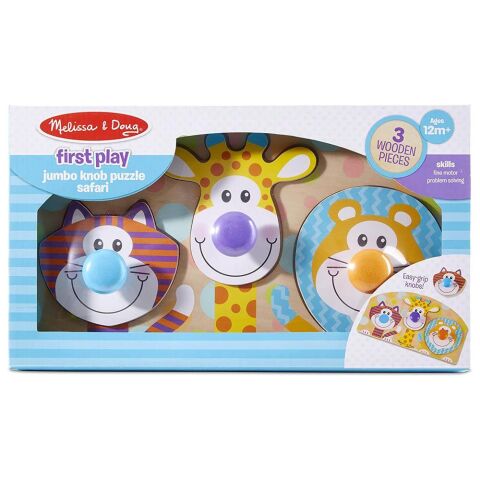 Melissa&Doug Büyük Tutmalı Puzzle - Safari