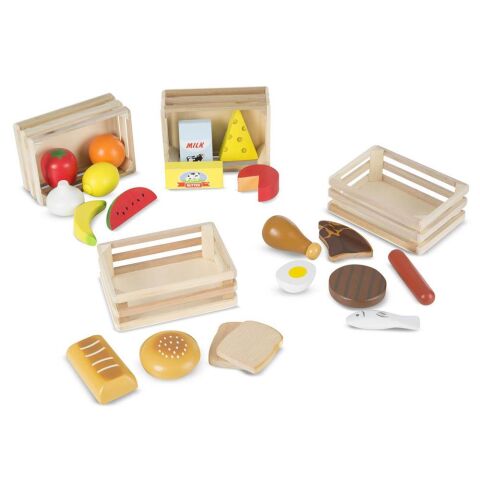 Melissa&Doug Ahşap Gıdalarımız - Food Groups - Wooden Play Food
