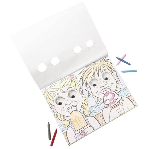 Melissa&Doug Dev Boyama Kitabı - Komik Yüzler