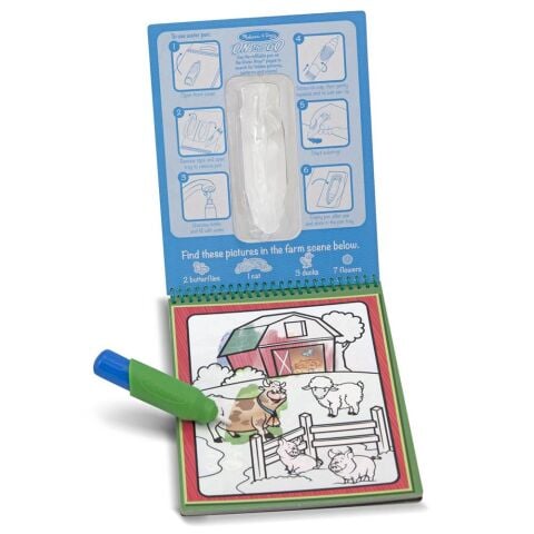Melissa&Doug Water Wow! Su ile Boyama Kitabı - Hayvanlar