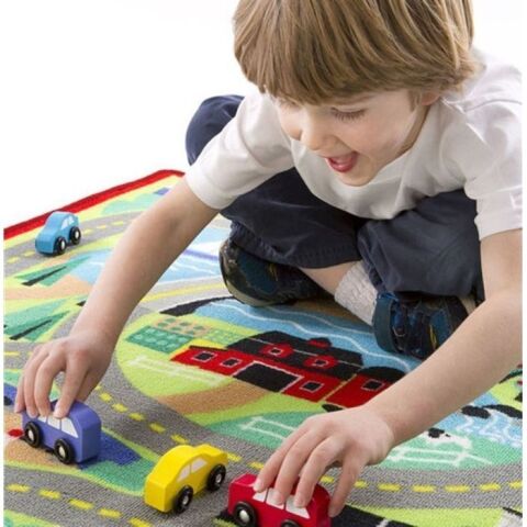 Melissa&Doug Oyun Halı Seti - Arabalar