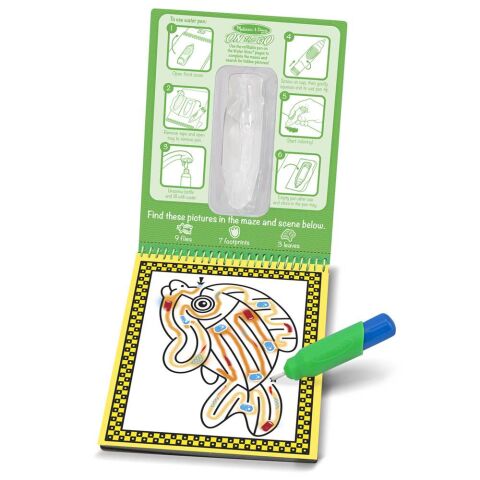 Melissa&Doug Water Wow! Su ile Boyama Kitabı - Evcil Hayvanlar