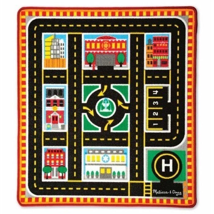 Melissa&Doug Oyun Halı Seti - Kurtarma Araçları
