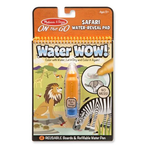 Melissa&Doug Water Wow! Su ile Boyama Kitabı - Safari
