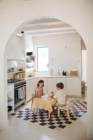 Halı, Kitchen Tiles Dark Grey