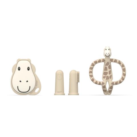 Matchstick Monkey İlk Dişlerim Silikon Başlangıç Seti - Giraffe